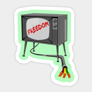 Freedom Television Sticker